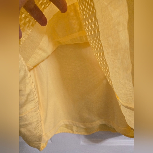 Liz Claiborne Yellow Women's Top Size XL - Picture 5 of 7